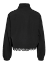 CHAQUETA NEGRA CON PUNTILLA