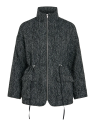 CHAQUETA GRIS CUELLO ALTO