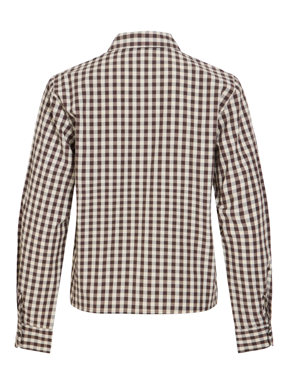 CAMISA CUADROS MARRON