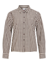 CAMISA CUADROS MARRON
