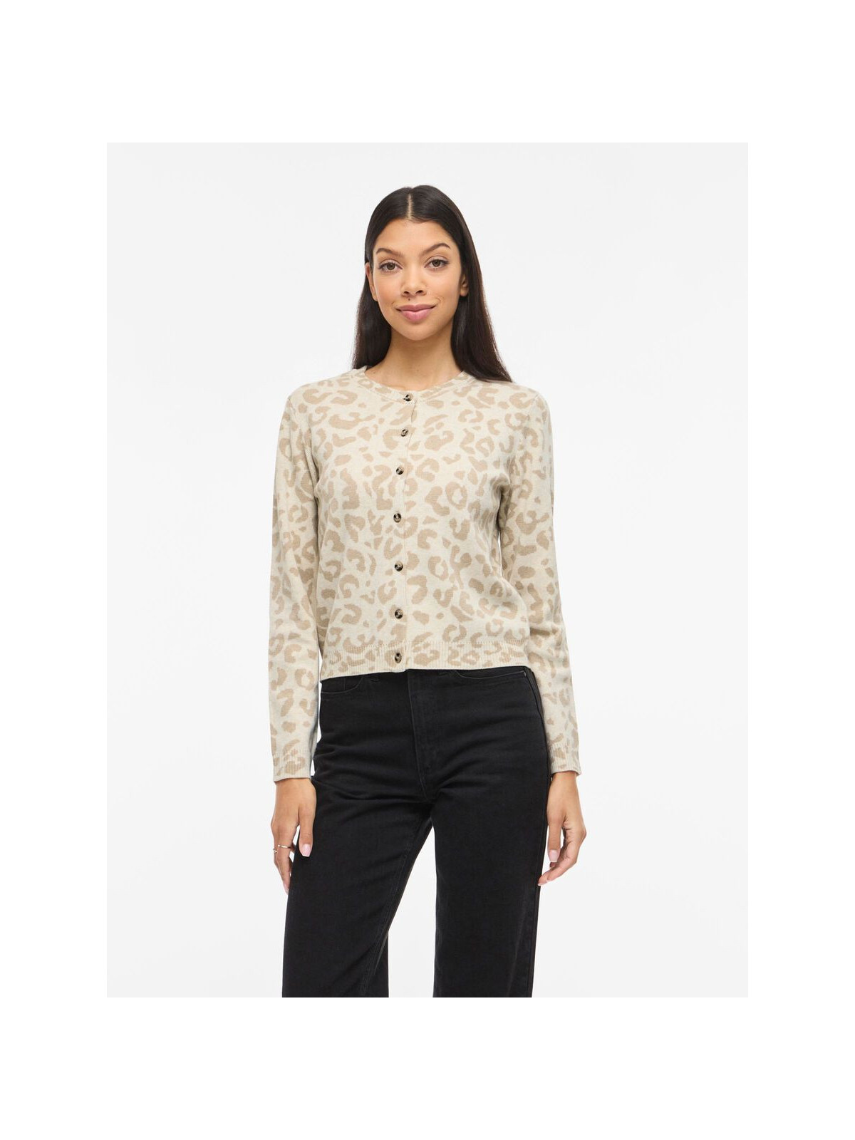 CHAQUETA PUNTO ANIMAL PRINT