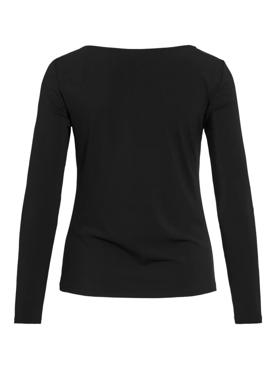 CAMISETA MANGA LARGA BROCHE DORADO HOMBRO VILA