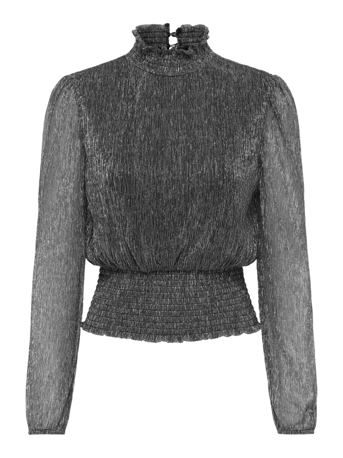 BLUSA CUELLO CISNE PLATA ONLY