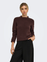 JERSEY MARRON PUNTILLA CUELLO ONLY