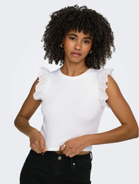 CAMISETA  TOP VOLANTE ONLY