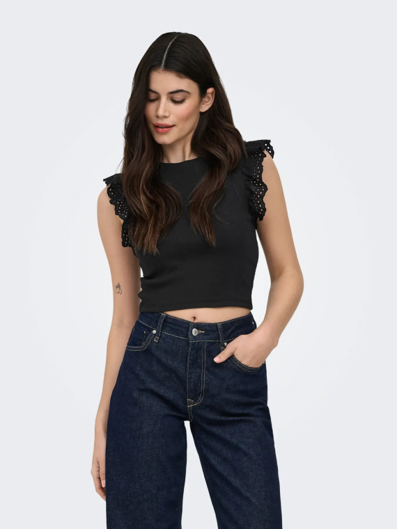 CAMISETA  TOP VOLANTE ONLY