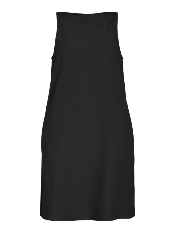 VESTIDO CORTO LINO
