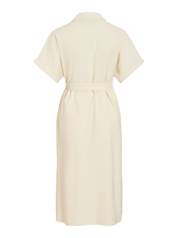VESTIDO MIDI LINO