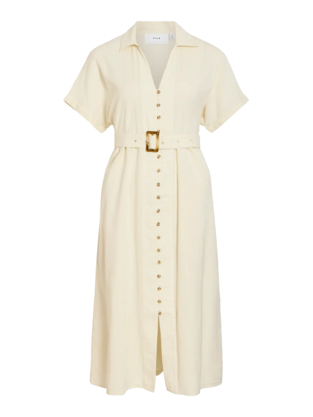 VESTIDO MIDI LINO