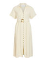 VESTIDO MIDI LINO