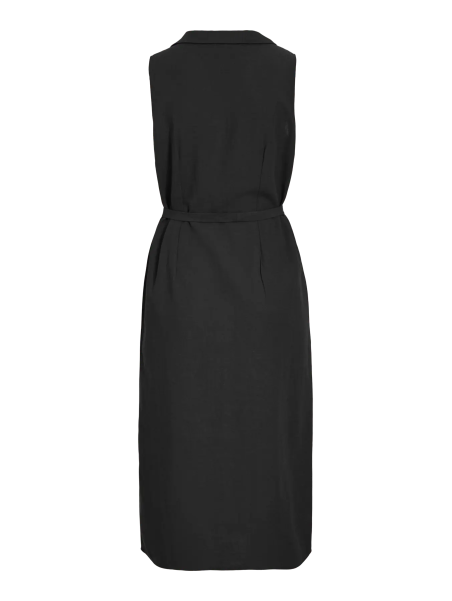 VESTIDO CINTURON LINO