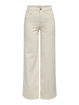 PANTALON VAQUERO ANCHO BEIGE