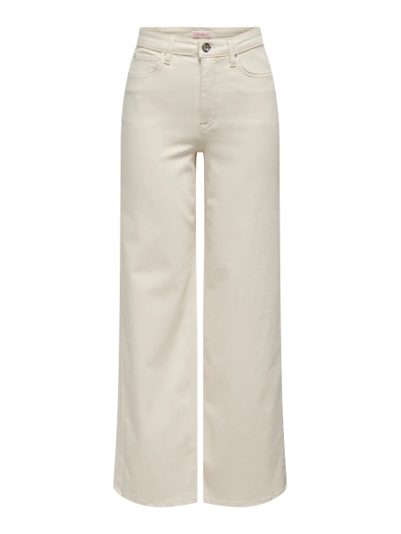 PANTALON VAQUERO ANCHO BEIGE