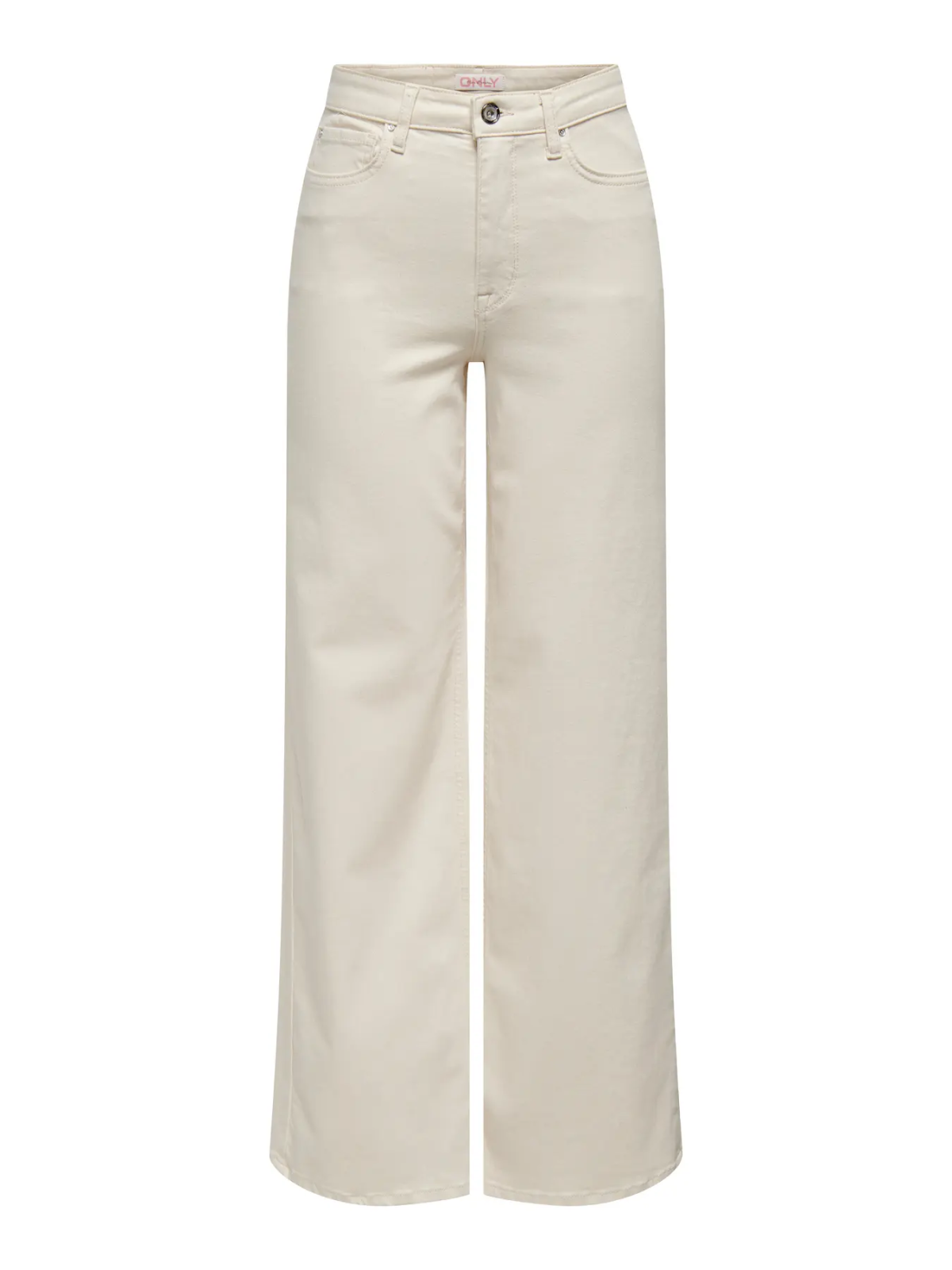 PANTALON VAQUERO ANCHO BEIGE