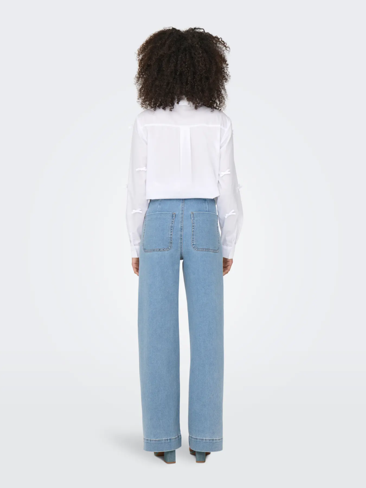 PANTALON VAQUERO ANCHO AZUL