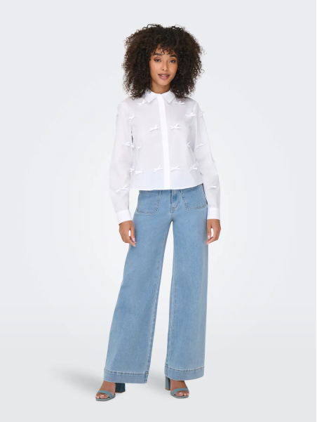 PANTALON VAQUERO ANCHO AZUL