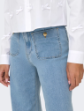 PANTALON VAQUERO ANCHO AZUL