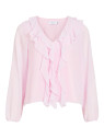 BLUSA ROSA VOLANTES