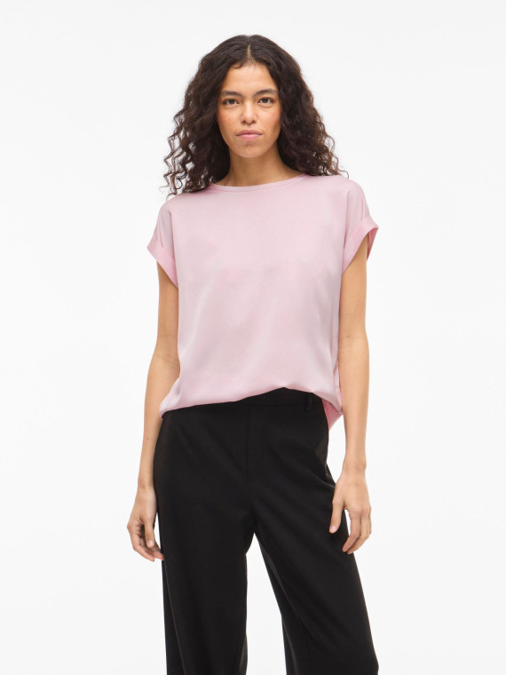 CAMISETA ROSA MANGA CORTA