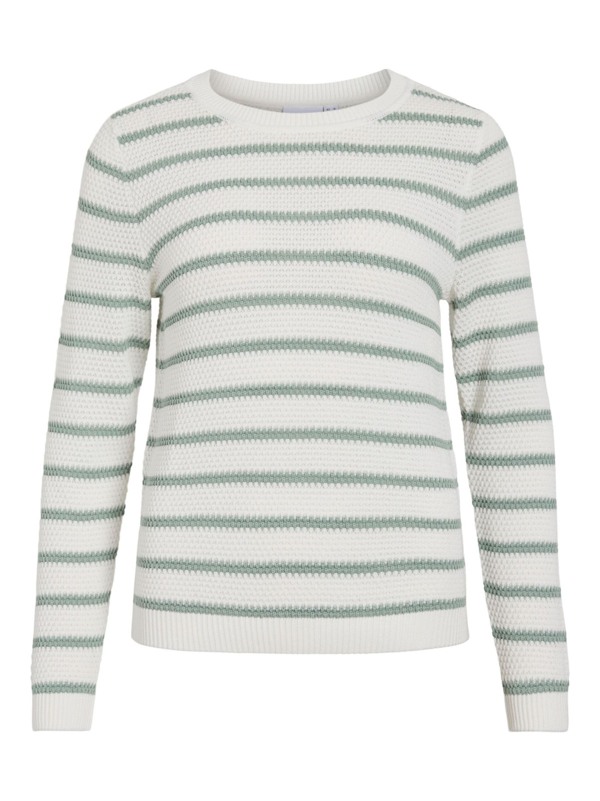 JERSEY BLANCO RAYAS VERDES