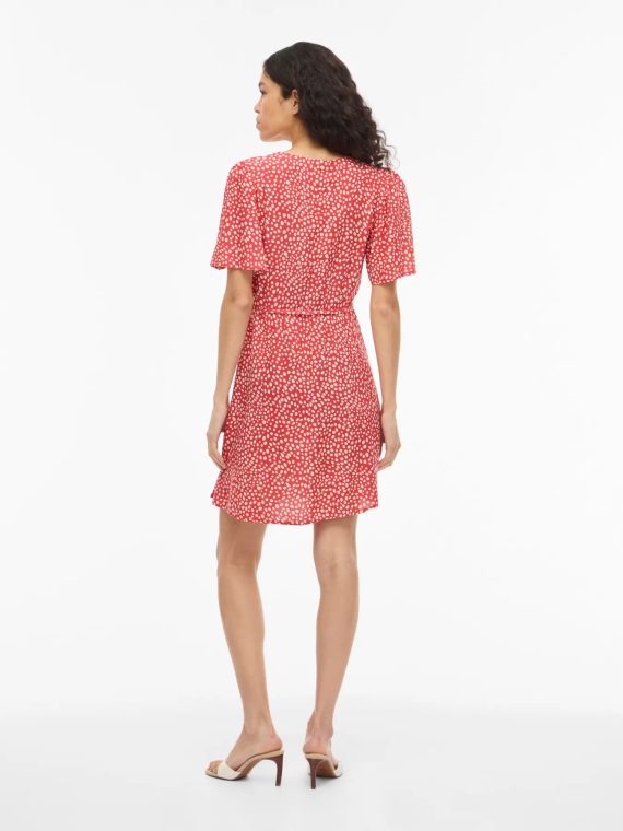 VESTIDO CORAL LUNARES VILA