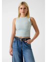 TOP AGUAMARINA STRASS GUESS