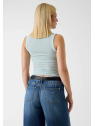 TOP AGUAMARINA STRASS GUESS