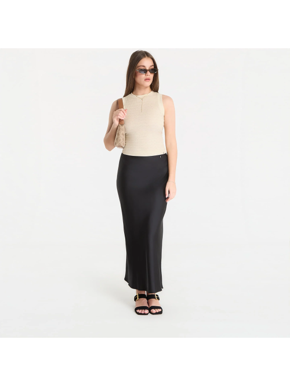 TOP BEIGE STRASS GUESS