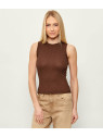 TOP MARRÓN STRASS GUESS