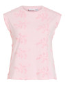 CAMISETA FLORES ROSA