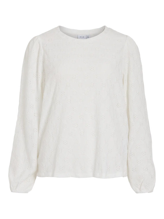 BLUSA BLANCA BORDADO INGLES
