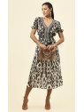 VESTIDO MIDI ESTAMPADO
