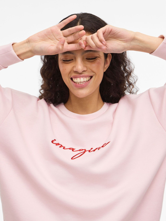 SUDADERA ROSA