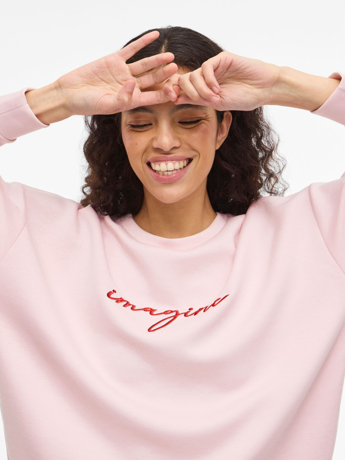 SUDADERA ROSA