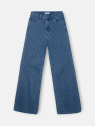 PANTALON VAQUERO ESTAMPADO ROMBOS