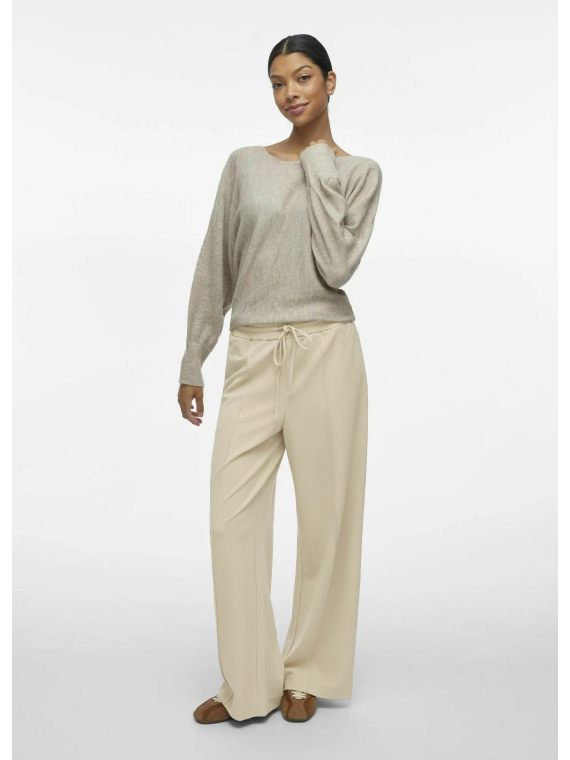 PANTALON ANCHO BEIGE