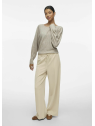 PANTALON ANCHO BEIGE