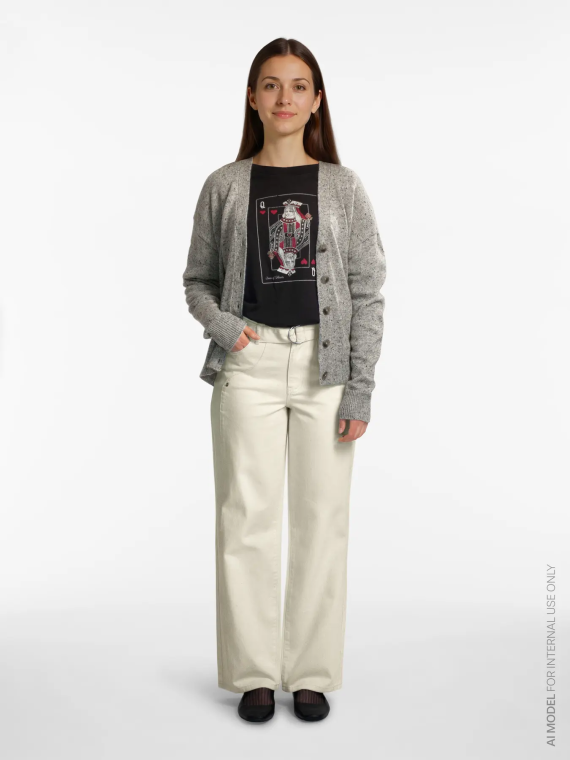PANTALON VAQUERO BEIGE
