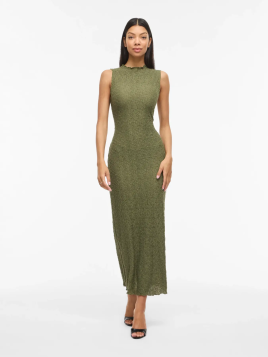VESTIDO LARGO VERDE