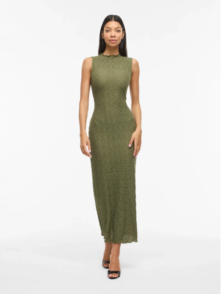 VESTIDO LARGO VERDE
