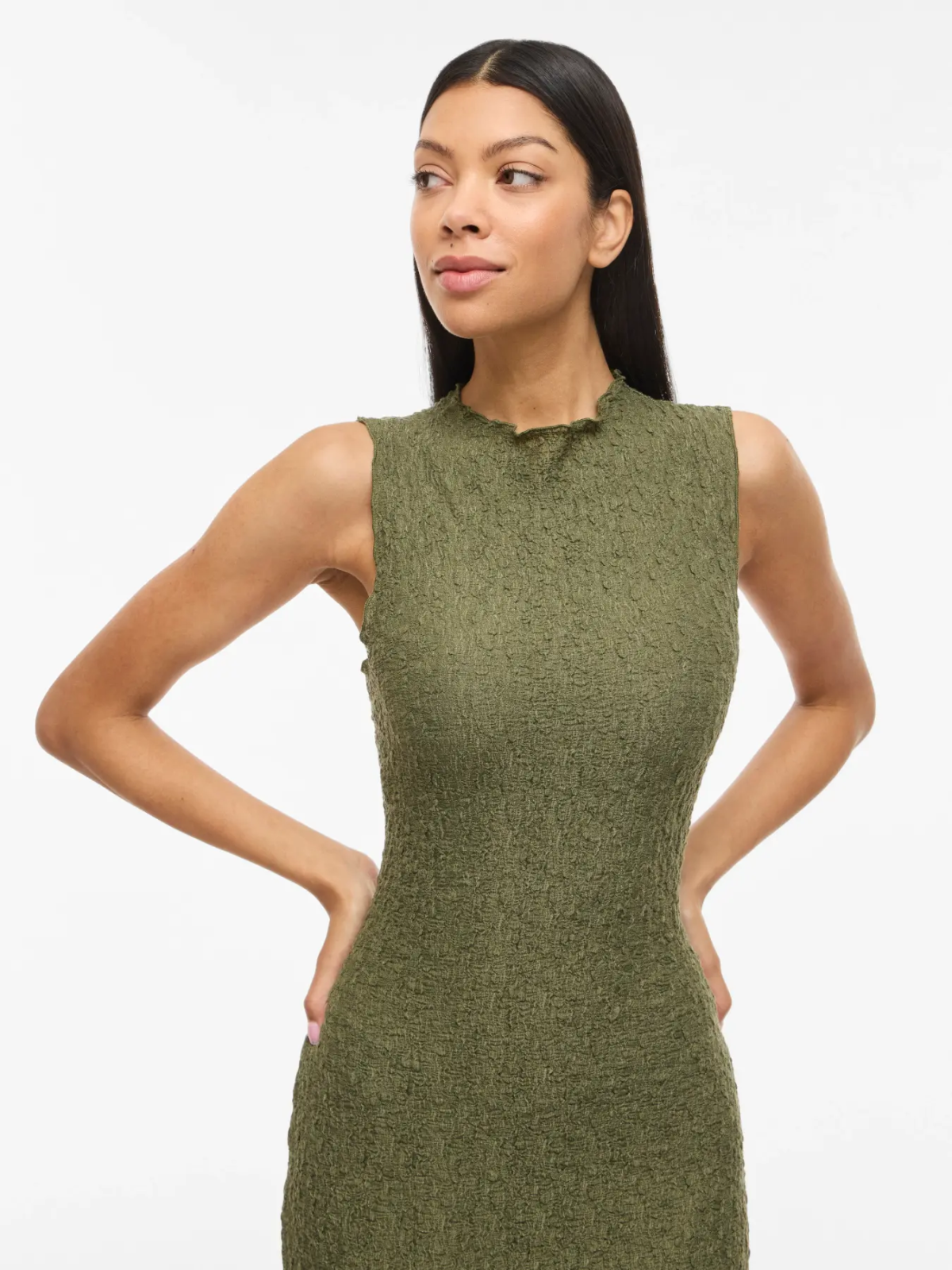 VESTIDO LARGO VERDE