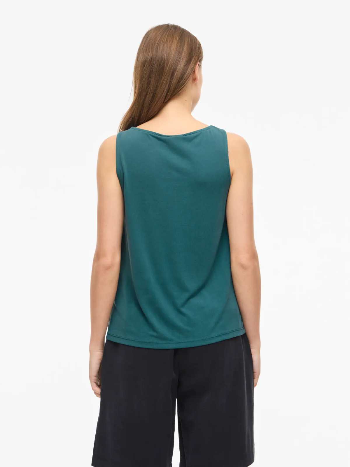 CAMISETA SIN MANGAS VERDE