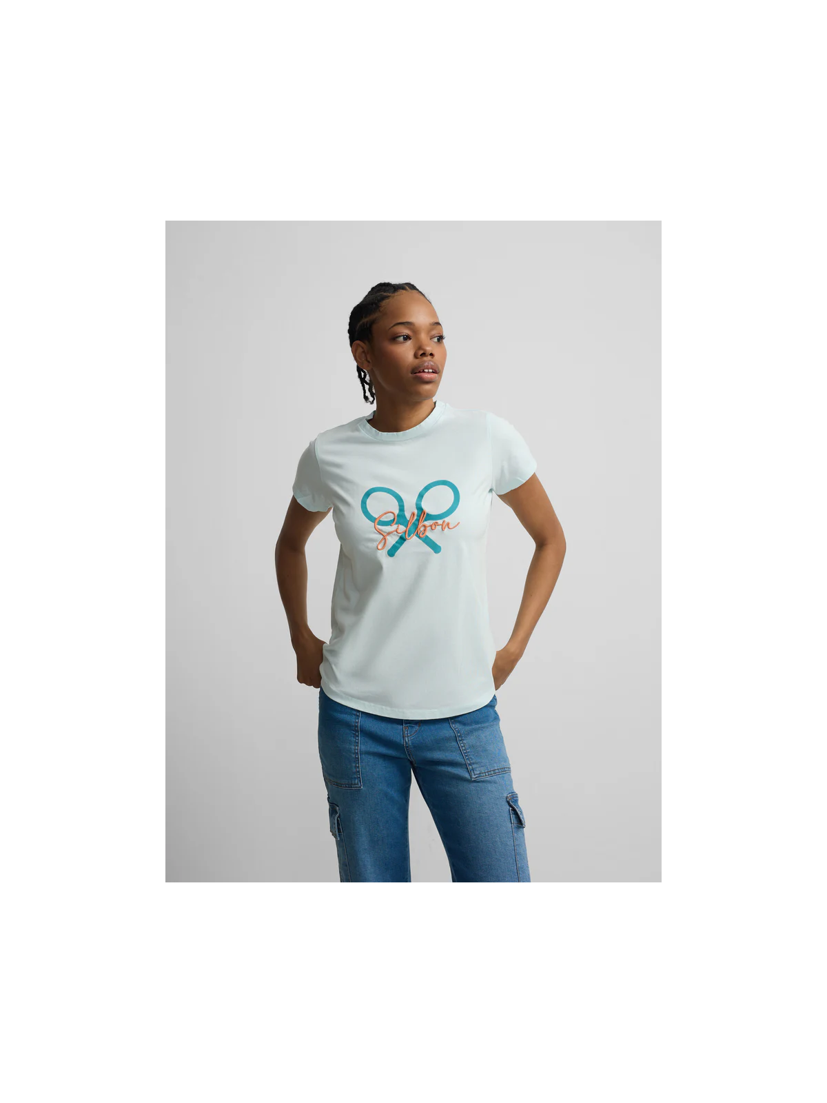CAMISETA TURQUESA