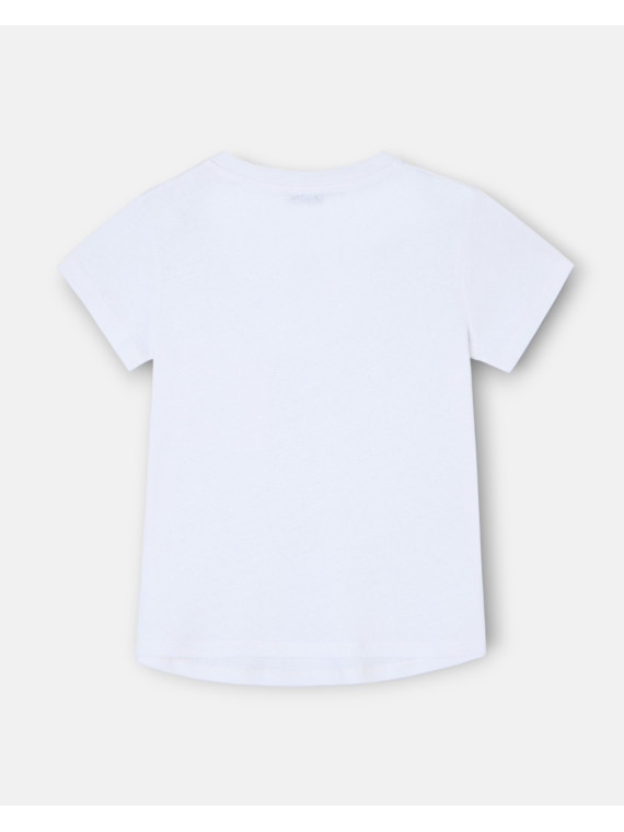 CAMISETA BLANCA CUELLO PICO