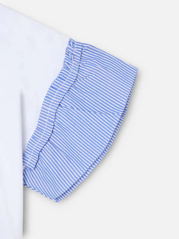 CAMISETA VOLANTES RAYAS