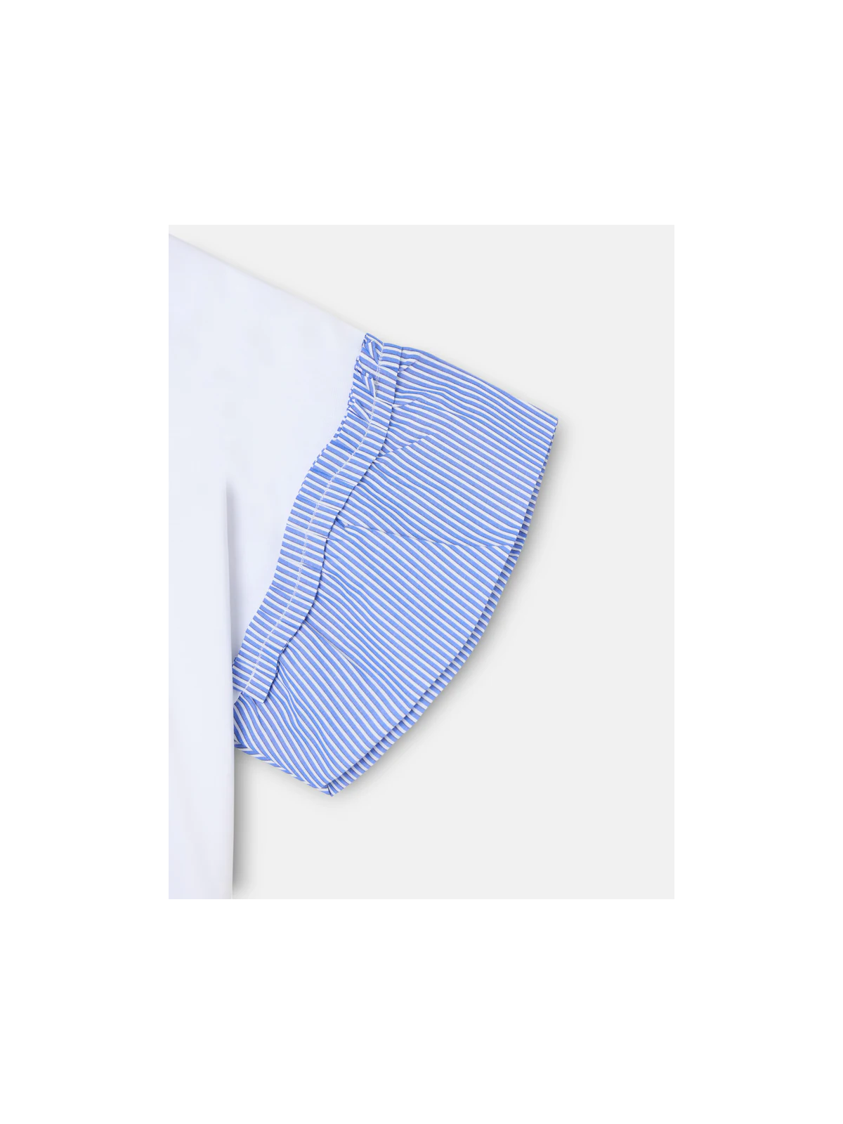 CAMISETA VOLANTES RAYAS