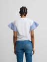 CAMISETA VOLANTES RAYAS