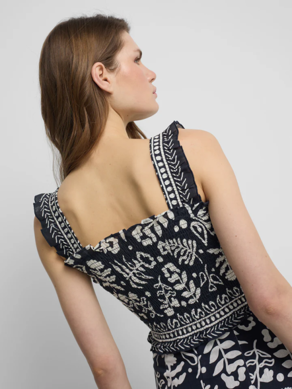 TOP ESTAMPADO MARINO