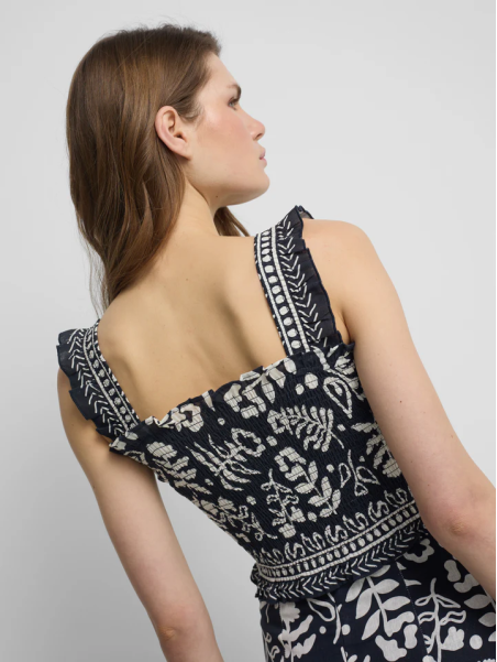 TOP ESTAMPADO MARINO