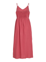 VESTIDO ROJO LINO